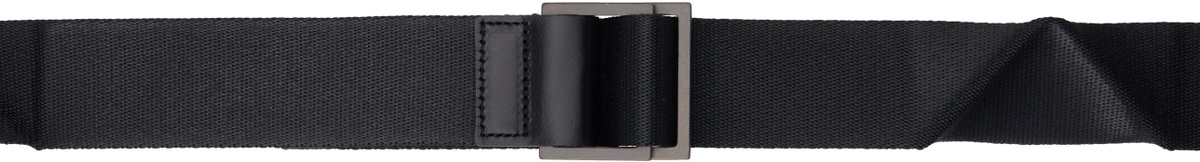 132 5. ISSEY MIYAKE Black Standard Reversible Belt