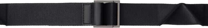 Photo: 132 5. ISSEY MIYAKE Black Standard Reversible Belt
