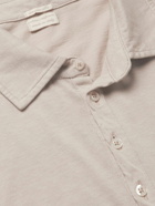 Massimo Alba - Cotton and Cashmere-Blend Polo Shirt - Neutrals