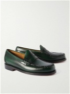 G.H. Bass & Co. - Weejun Heritage Larson Leather Penny Loafers - Green