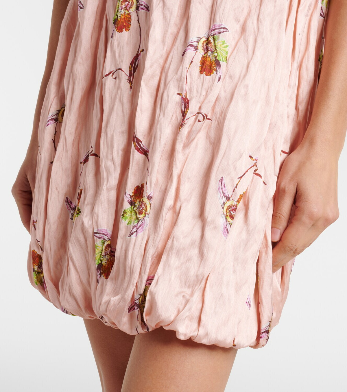 Emilia Wickstead Meave floral satin minidress