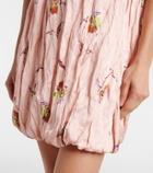 Emilia Wickstead Meave floral satin minidress