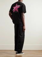 Saturdays NYC - Star Logo-Print Cotton-Jersey T-Shirt - Black