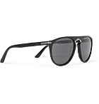 Cartier Eyewear - Signature C de Cartier Round-Frame Acetate Sunglasses - Black