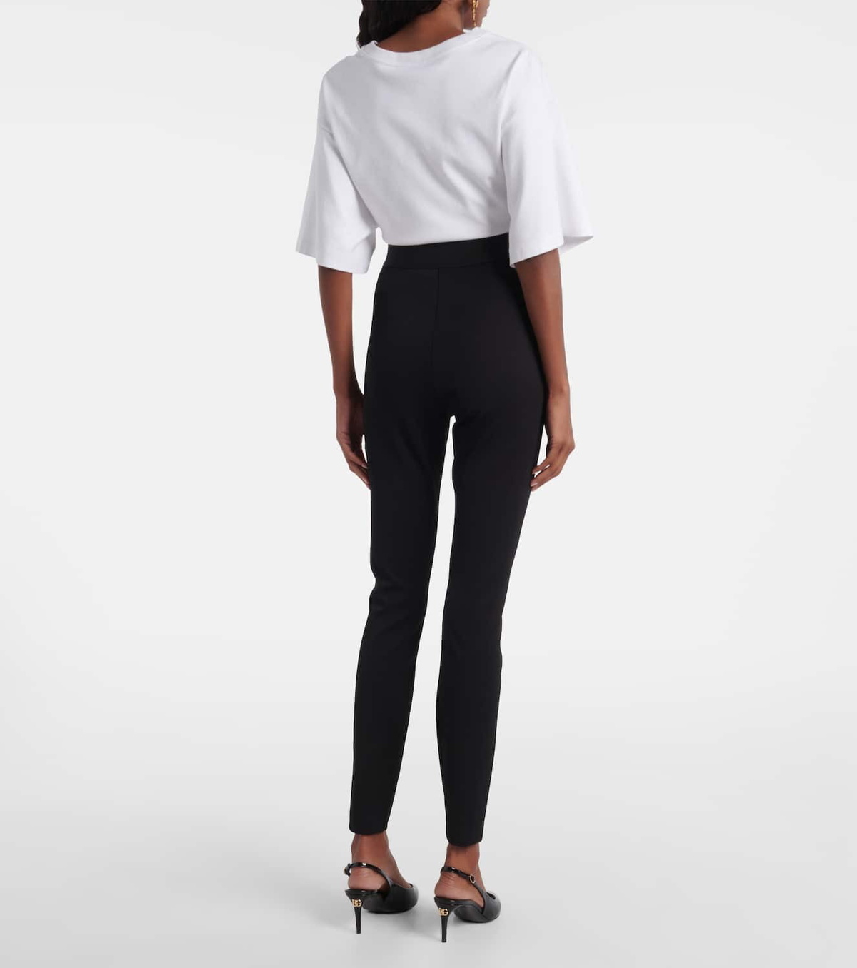 Dolce&Gabbana Logo high-rise leggings