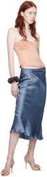 Anna October Blue Sandra Midi Skirt