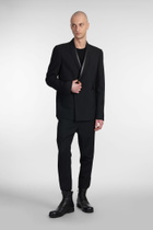 Sapio N 4 Blazer In Black Wool