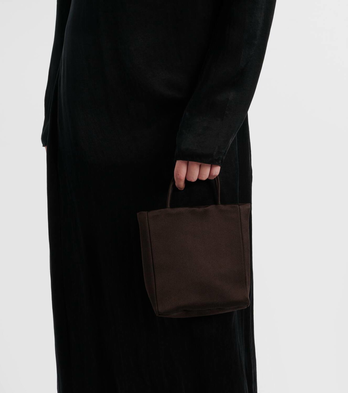 The Row Cecily satin tote bag The Row
