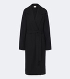 The Row Ciara wool and cashmere-blend wrap coat