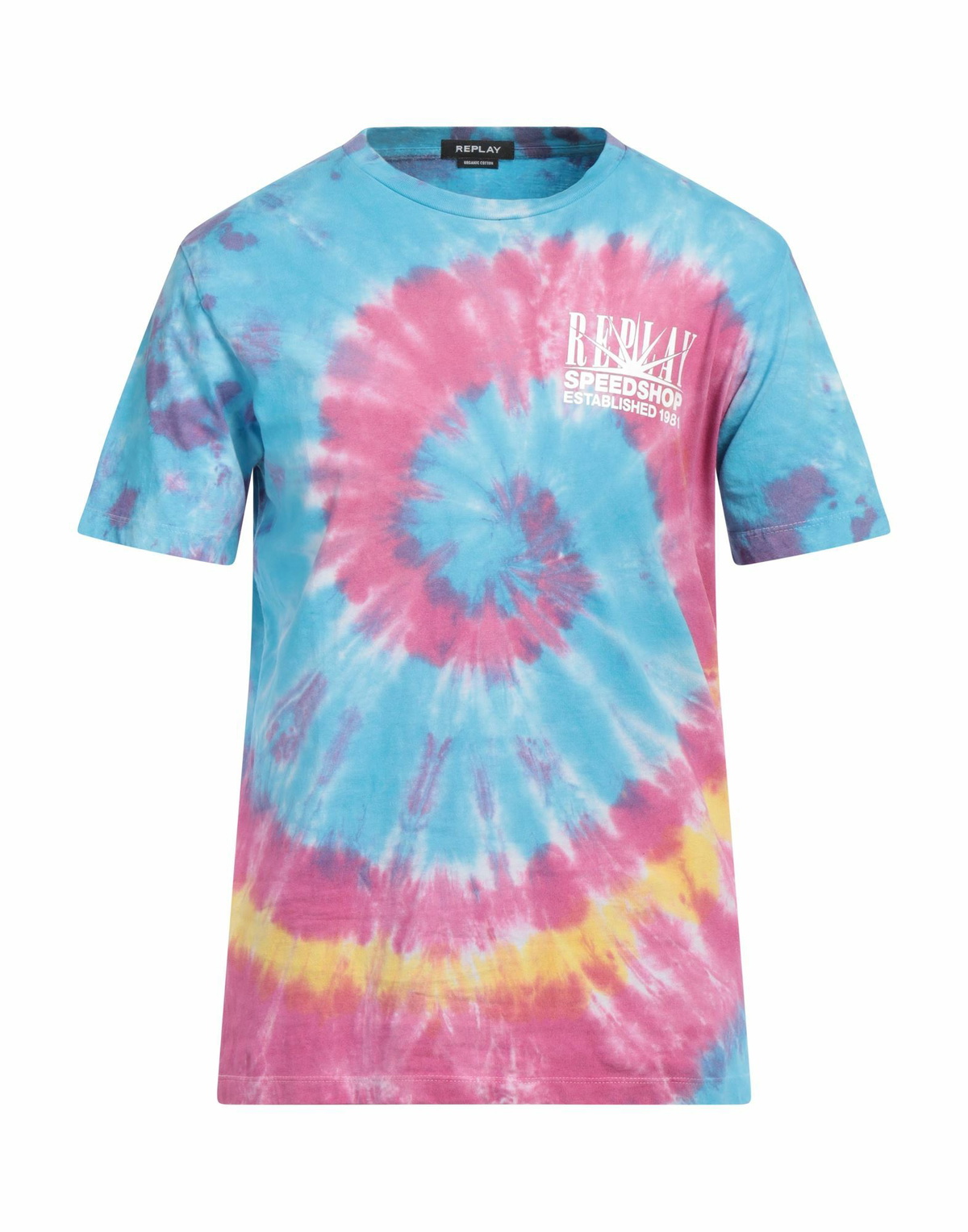 Replay Mens T-shirt in Azure