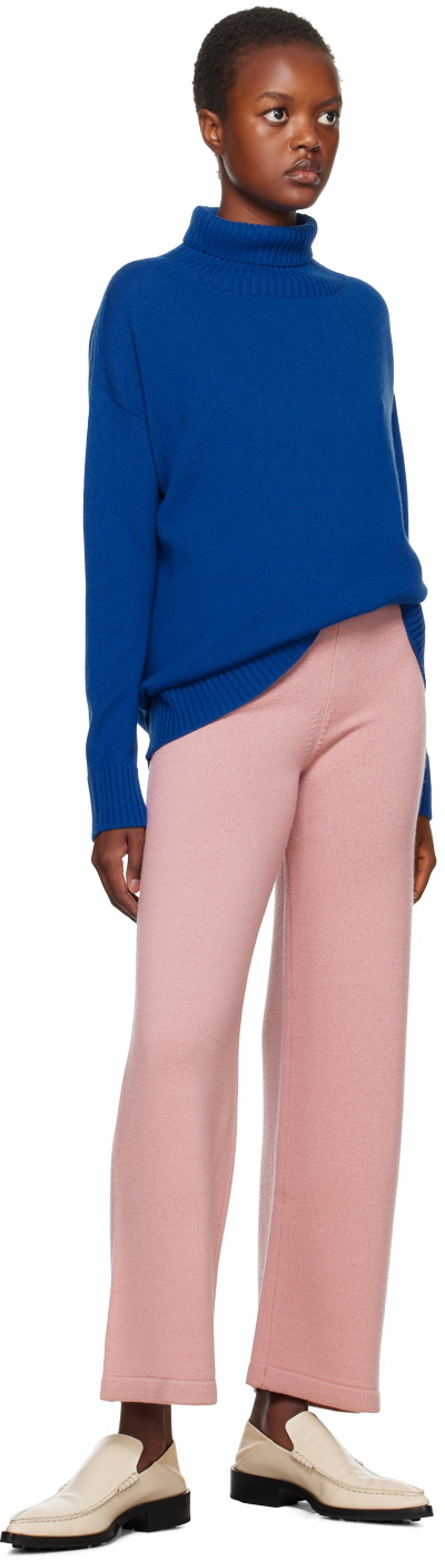 Max Mara Leisure Blue Nuble Turtleneck