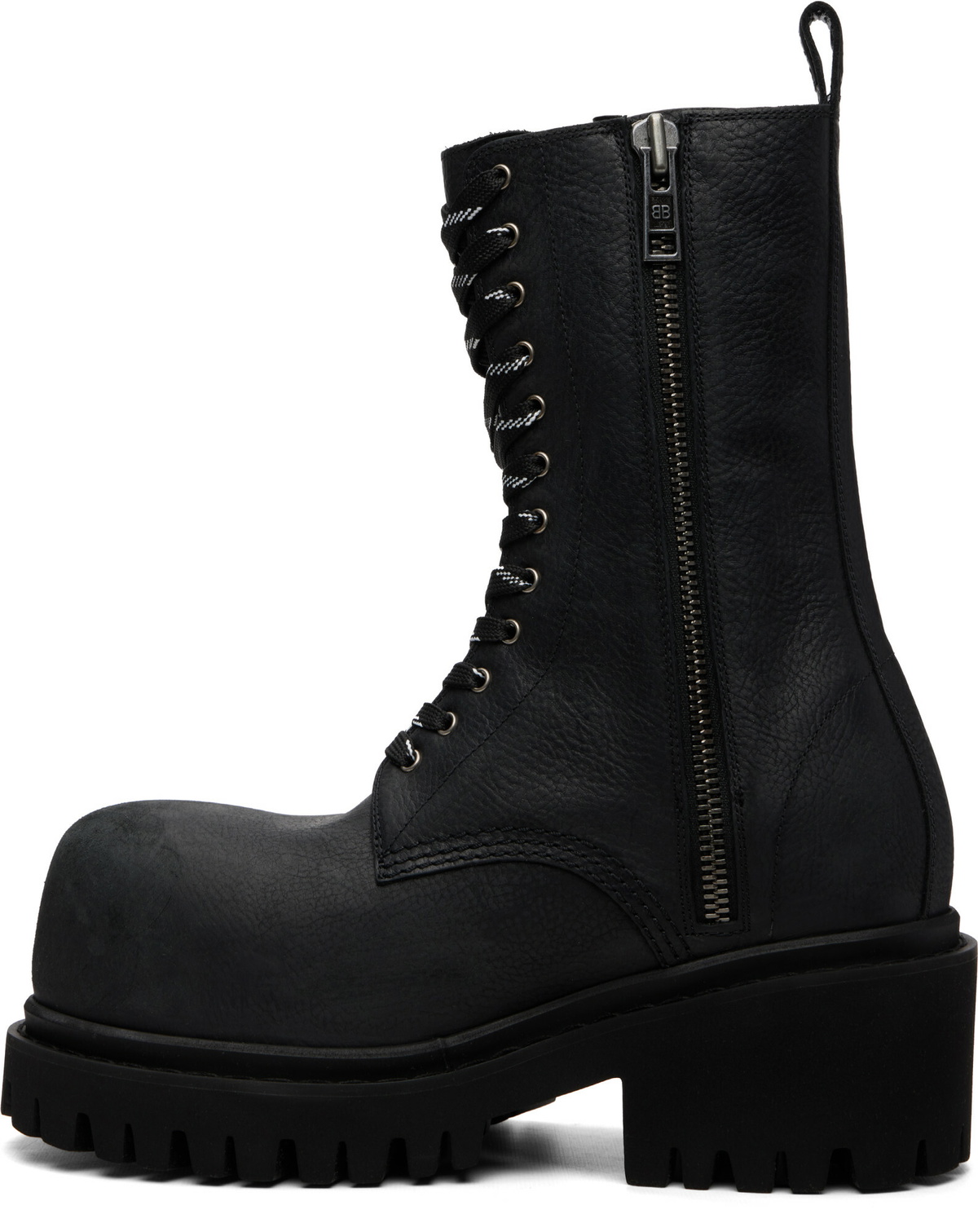 Balenciaga Black Stomper Boots