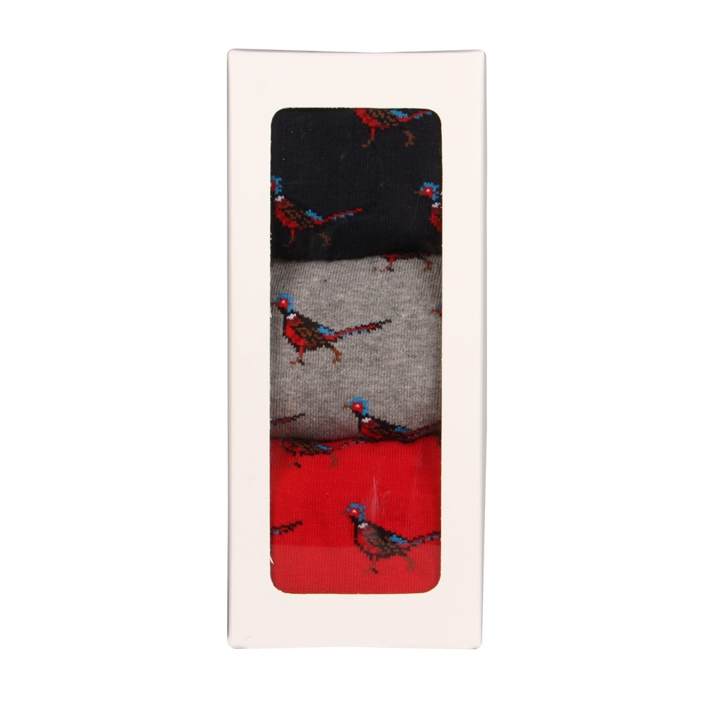 Socks - Red/Grey/Navy