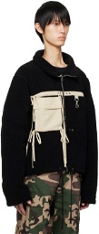 Reese Cooper Black Modular Fleece Jacket