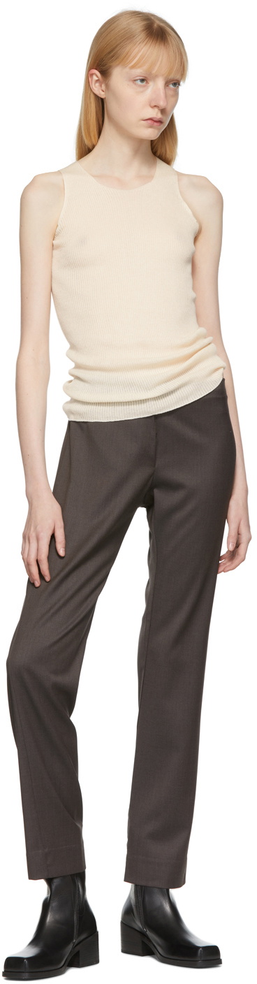 Gabriela Coll Garments Brown No.139 Loro Piana Trousers Gabriela Coll