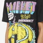 Market Men's Smiley Into The Unknown T-Shirt in Black