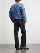Cherry Los Angeles - Sun Faded Corduroy-Trimmed Denim Jacket - Blue