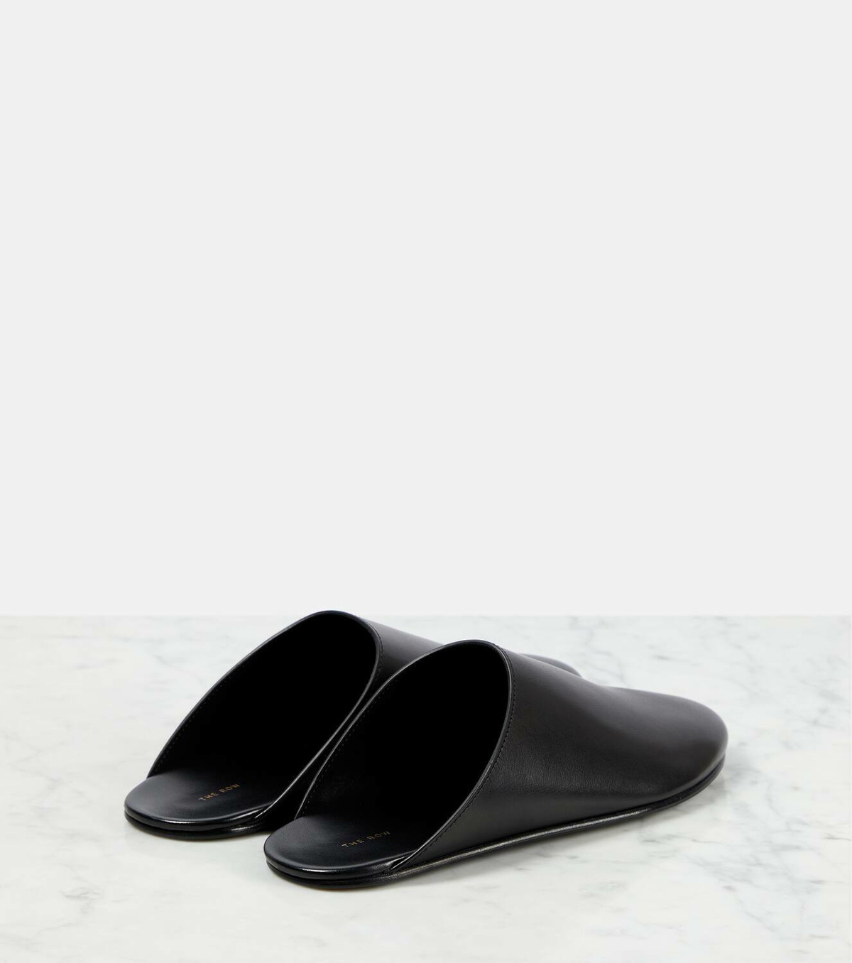 The Row Dante leather mules