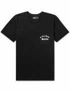 Local Authority LA - E-Sea Rider Printed Cotton-Jersey T-Shirt - Black