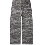 BALENCIAGA - Wide-Leg Camouflage-Print Denim Jeans - Multi