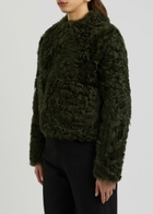 16 Arlington Bia Shearling Jacket Dark Green