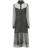 Rag & Bone - Libby dotted silk-chiffon midi dress