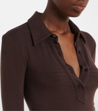 The Attico Belted polo dress