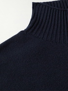 NN07 - Clark Wool Mock-Neck Sweater - Blue