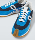 Loewe Flow Runner 2.0 suede-trimmed sneakers