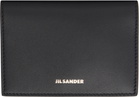 Jil Sander Black Flat Card Holder