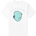 Flagstuff Men's Hippo T-Shirt in White