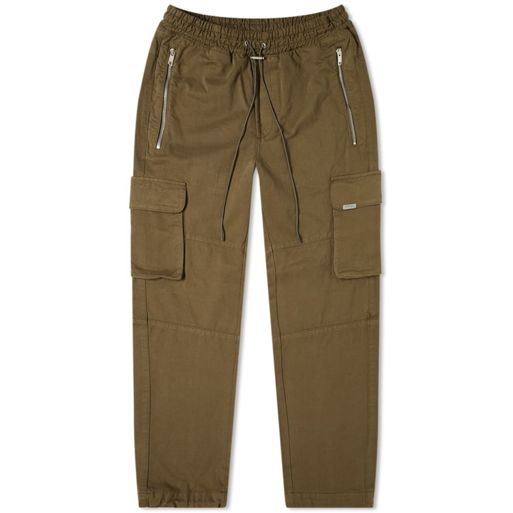 Photo: Represent Men's Straight Leg Military Pant in Cotton Olive