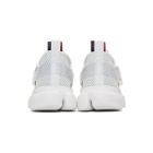Moncler White Bakary Sneakers