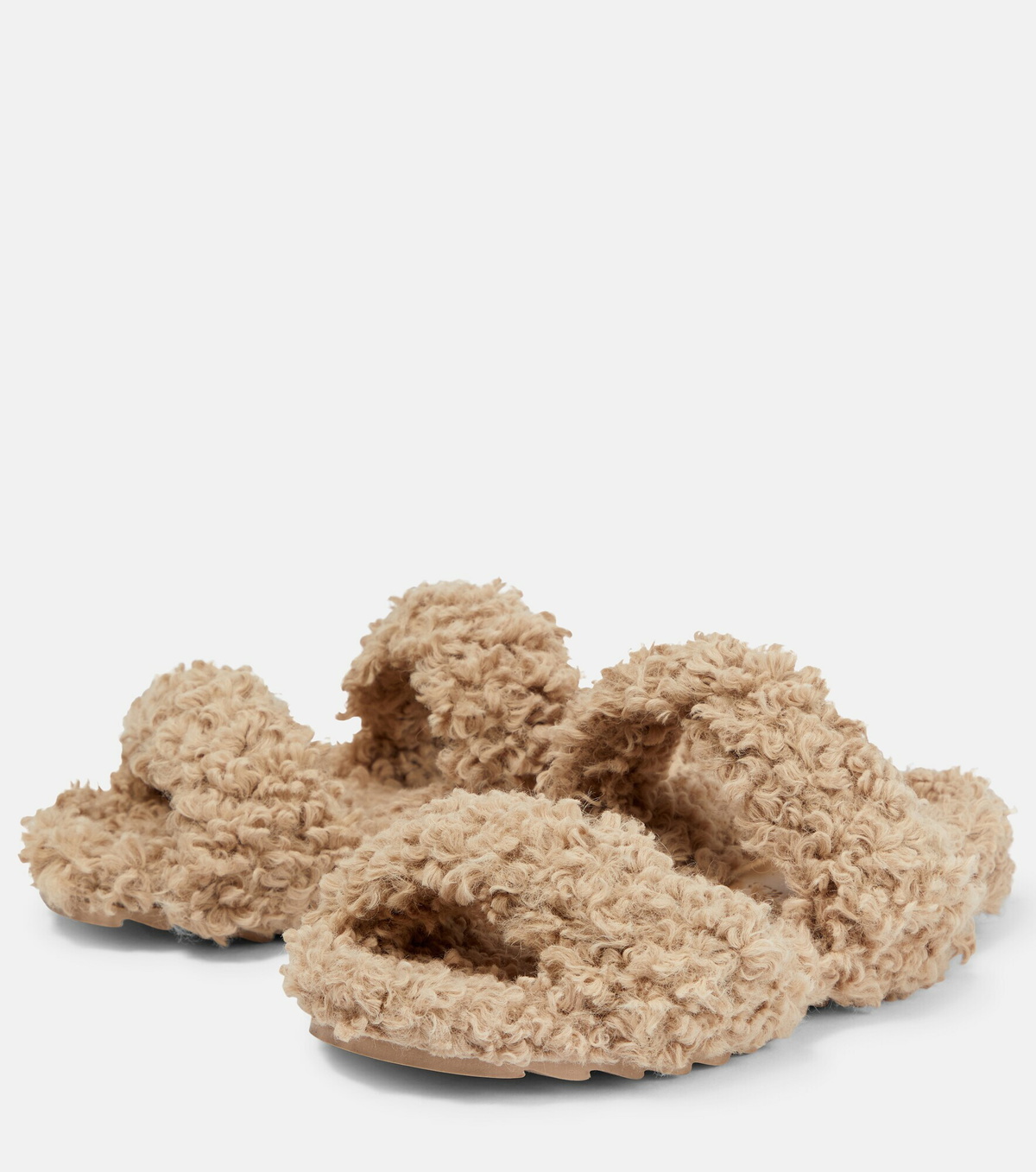 Gia Borghini - Gia 10 faux shearling slides