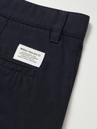 Norse Projects - Aros Straight-Leg Cotton-Twill Shorts - Blue