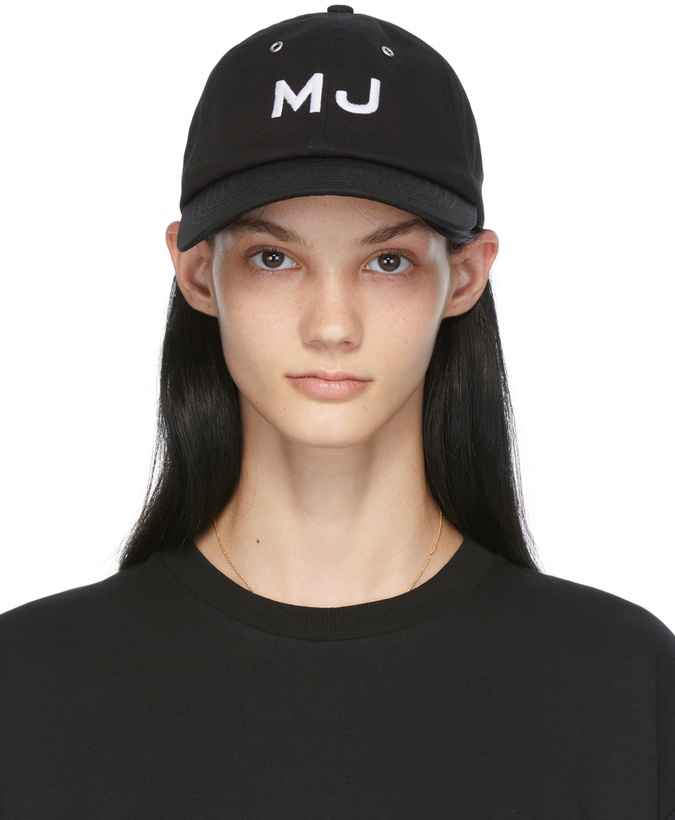 Photo: Marc Jacobs Black 'The Cap' Embroidered Logo Cap