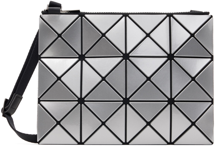 Photo: BAO BAO ISSEY MIYAKE Silver Lucent Crossbody Bag