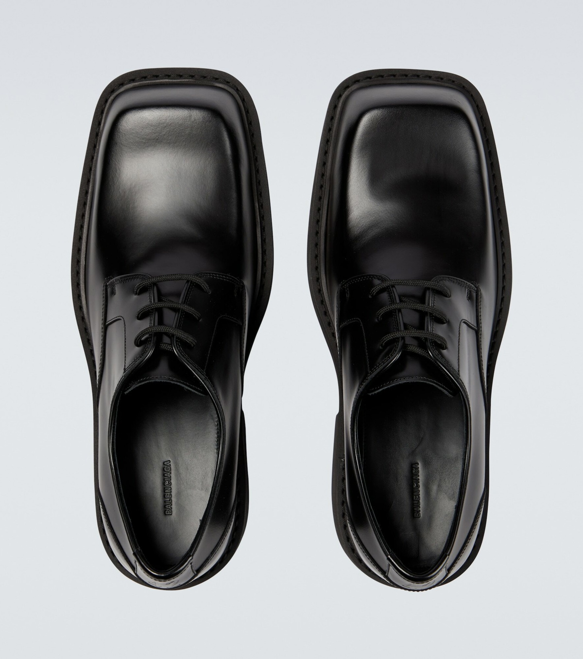 Balenciaga - Inspector leather Derby shoes Balenciaga