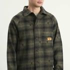 Service Works Men's Thistle Plaid FOH Jacket in Olive