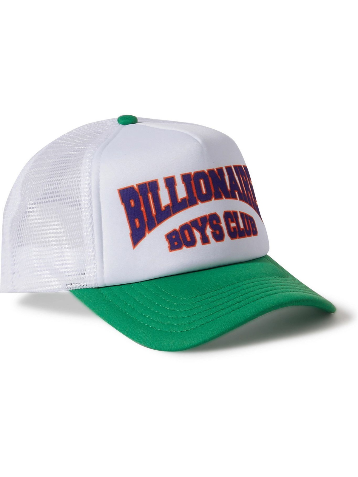 Billionaire Boys Club - Logo-Print Neoprene and Mesh Trucker