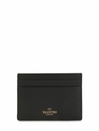 VALENTINO GARAVANI - Rockstud Embellished Leather Card Holder