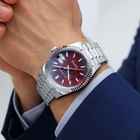 Duxot Marcel Automatic Red Dial Mens Watch DX-2059-BB
