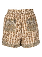 GOLDHAWK - Printed Drawstring Shorts
