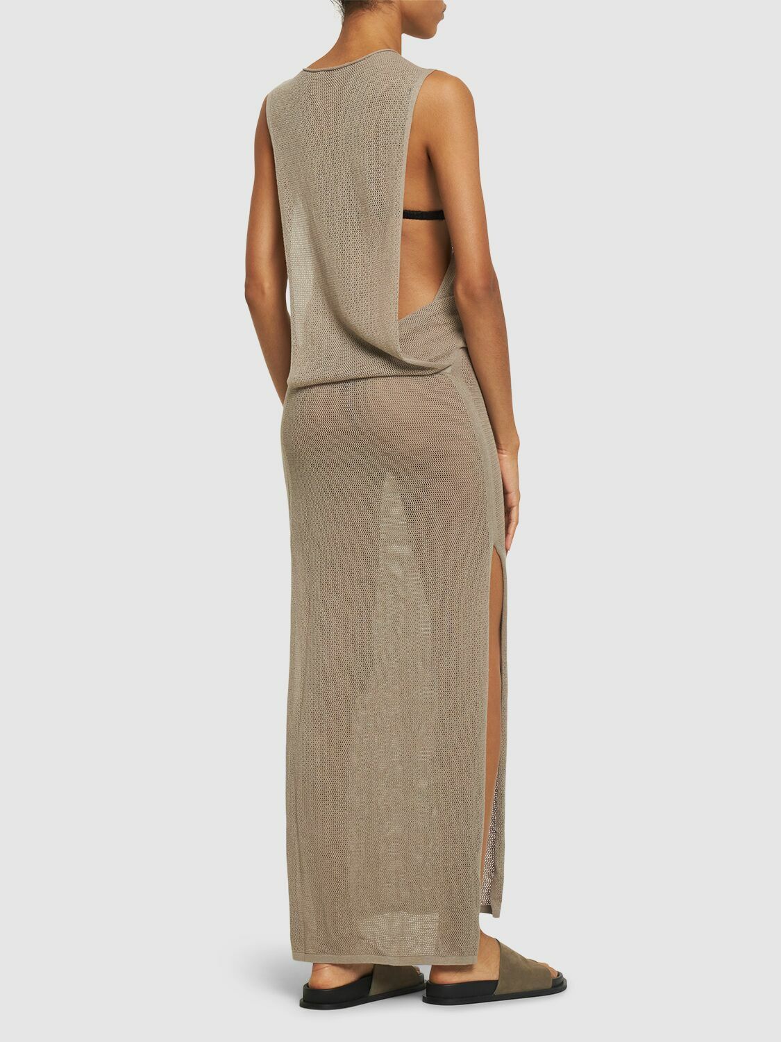 rebecca taylor metallic chiffon ruffle dress Tiered Ruffles A-line Print Chiffon Sleeveless Bridesmaid Dress
