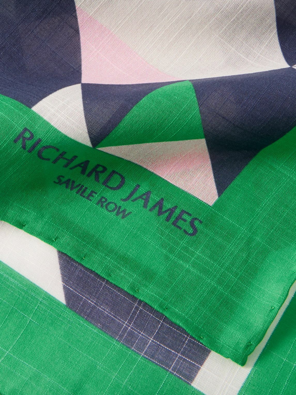 Richard James - Printed Cotton-Voile Pocket Square