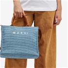 Marni Women's Small Basket Bag in Opal/Moca 