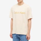 Calvin Klein Men's CK Underwear Logo T-Shirt in Tapioca