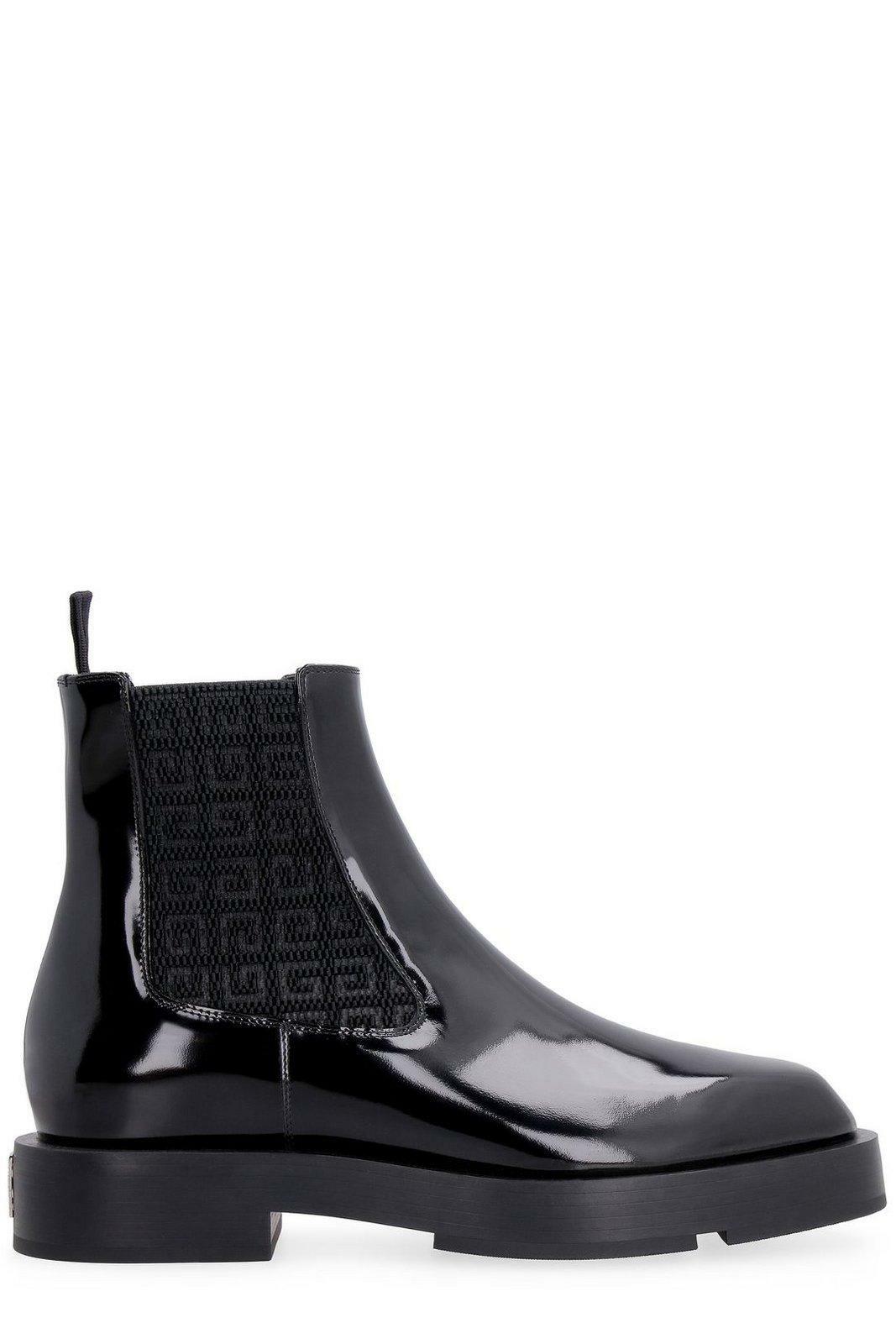 Givenchy Black Leather Trekker Ankle Boots Givenchy