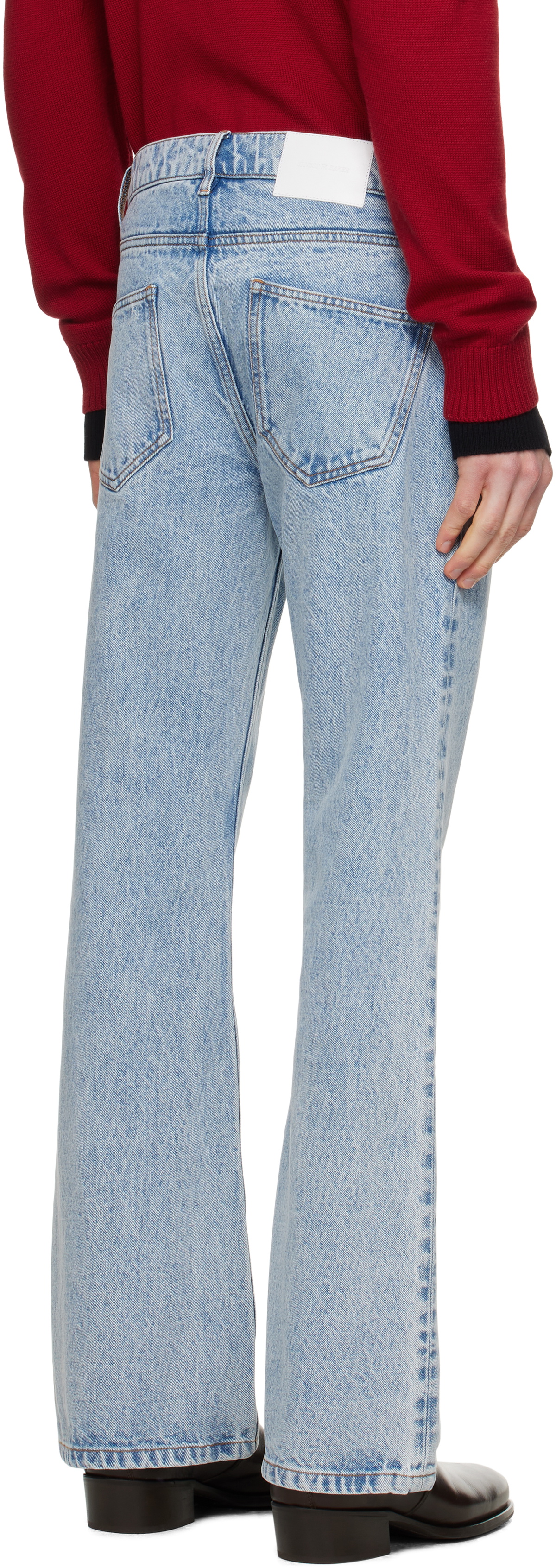 Ernest W. Baker Blue Flare Jeans