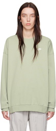 Nike Green Oversized French Terry Crewneck Sweatshirt